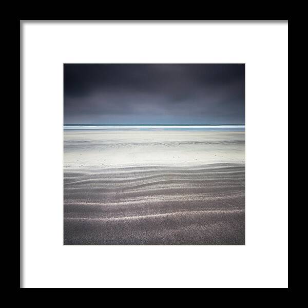 Isle Of Eigg Framed Print featuring the photograph White Lines by Anita Nicholson