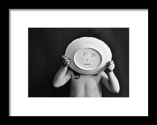 Humour Framed Print featuring the photograph Why So Serious ? by Monique