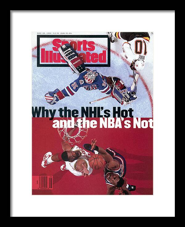 Playoffs Framed Print featuring the photograph Why The Nhls Hot And The Nbas Not Sports Illustrated Cover by Sports Illustrated