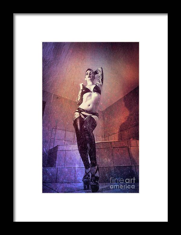 Dark Framed Print featuring the digital art Wicked Intentions by Recreating Creation