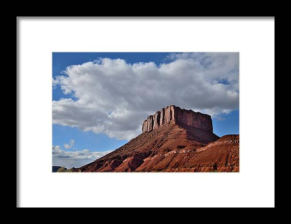 Castle Valley Framed Print featuring the photograph Wild Horse Butte in Castle Valley in Utah by Ray Mathis