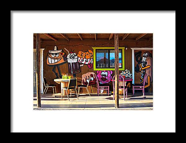 Restaurant Framed Print featuring the photograph Wild West Dining by Tatiana Travelways