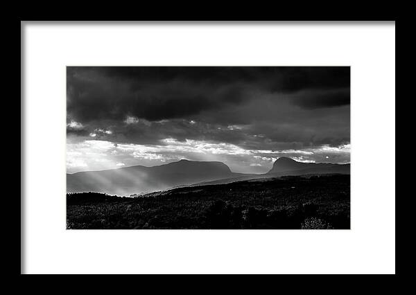 Vermont Framed Print featuring the photograph Willoughby Gap BW by Tim Kirchoff