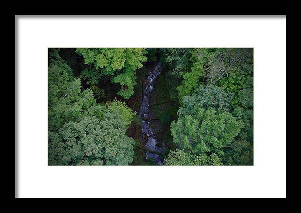Will Run Creek Framed Print featuring the photograph Willow Run Creek by Anthony Giammarino