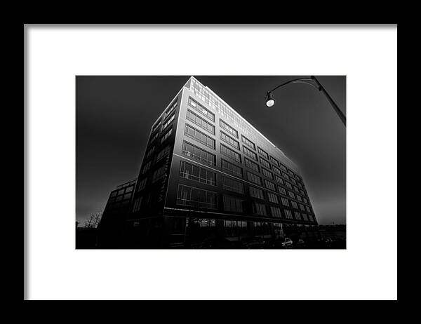 Building Framed Print featuring the photograph Wills Wharf Building by Ken Liang