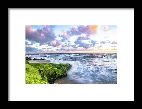 Landscape Framed Print featuring the photograph Wind N Sea by Local Snaps Photography