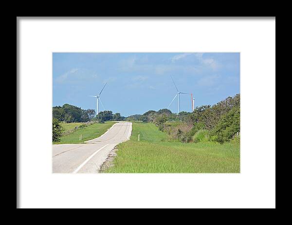 Windmill Framed Print featuring the photograph Wind Turbines by Jimmie Bartlett