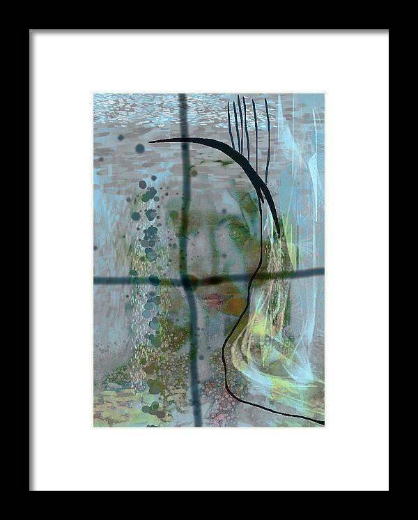 People Framed Print featuring the digital art Window by Alexandra Vusir