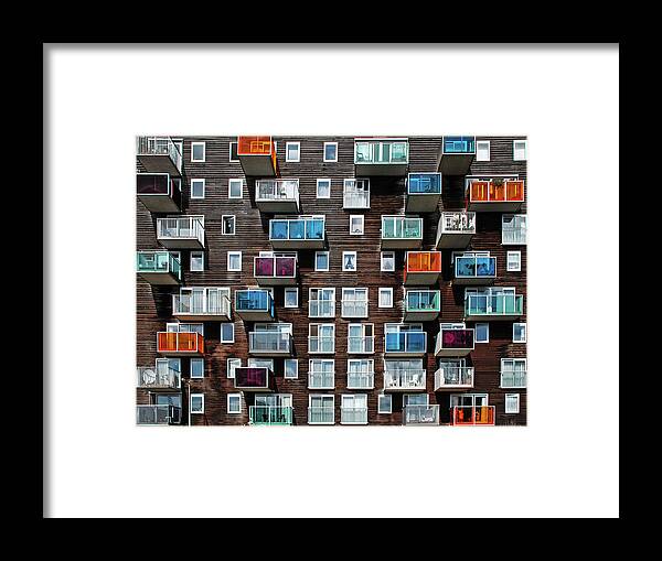 Apartment Framed Print featuring the photograph Windows And Balconies by Maria Luisa Corapi