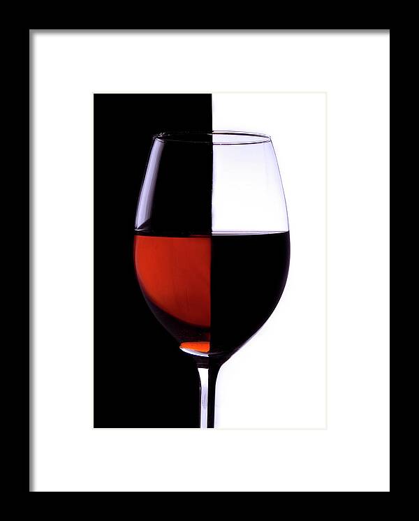 Alcohol Framed Print featuring the photograph Wineglass by Portishead1