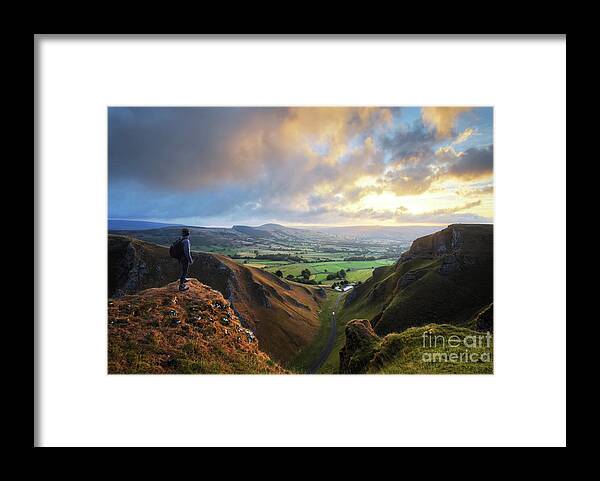 Derbyshire Framed Print featuring the photograph Winnats Pass 8.0 by Yhun Suarez