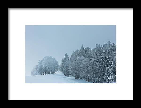 Snowy Landscape Framed Print featuring the photograph Winter dreams - 1 by Paul MAURICE