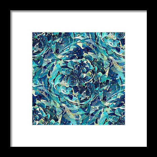 Botanical Framed Print featuring the digital art Winter Floral by David Manlove