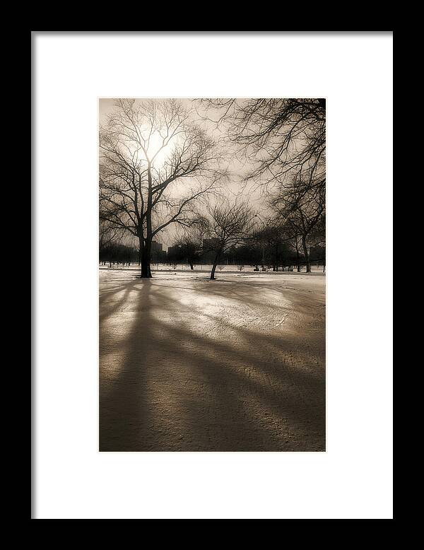 Winter Framed Print featuring the photograph Winter In The City by Owen Weber
