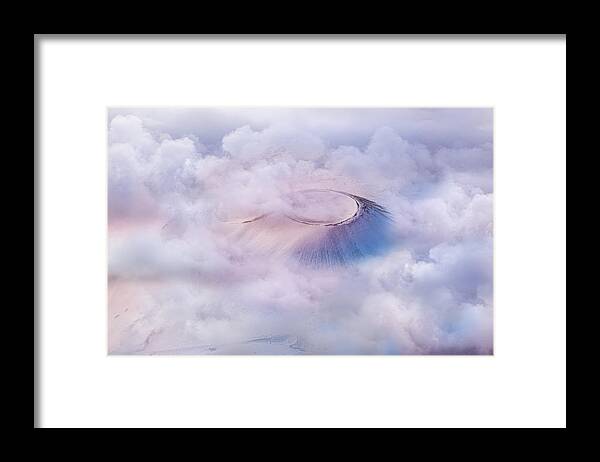 Pastel Framed Print featuring the photograph Winter In Ulan Fairy Volcano by Simoon