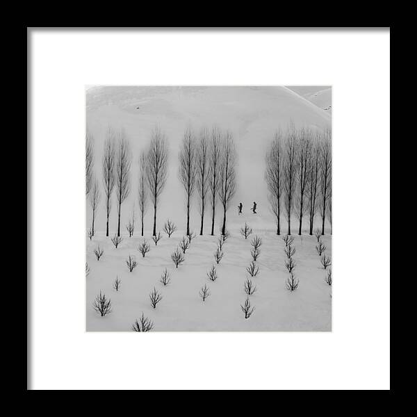 Winter Framed Print featuring the photograph Winter by Mohammad Alipour