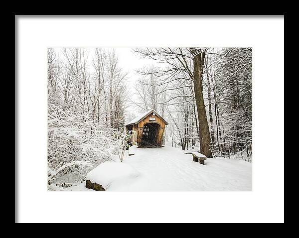Snow Framed Print featuring the photograph Winters Return by Robert Clifford