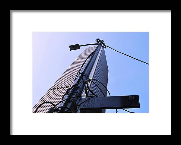 City Framed Print featuring the photograph Wired Wilshire Downtown by Matt Quest