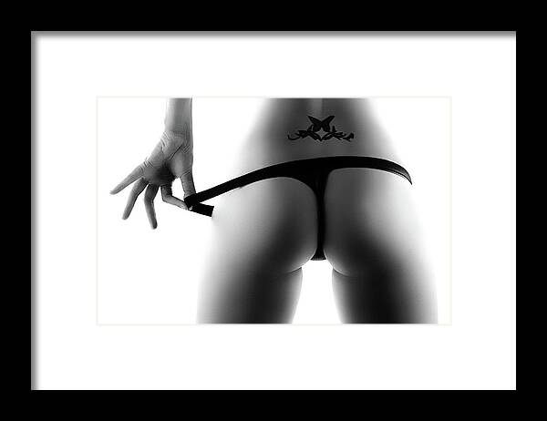 Woman's buttocks close-up from behind Framed Print by Johan Swanepoel - Fine  Art America