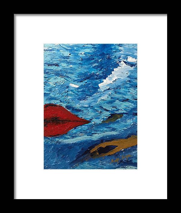 Women Lips Water Hand Freedom Framed Print featuring the painting Women Voice by Medge Jaspan