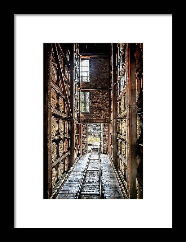 Woodford Reserve Framed Print featuring the photograph Woodford Reserve Rickhouse by Susan Rissi Tregoning
