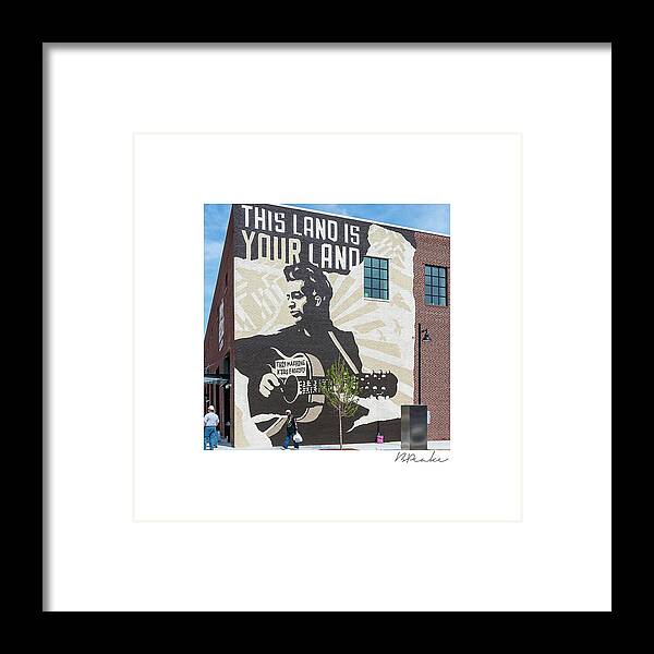 Woody Framed Print featuring the photograph Woody Guthrie Center 8x8 by Bert Peake
