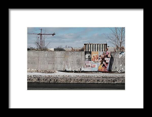 Industrial Framed Print featuring the photograph Work Mo And Sell It by Kreddible Trout