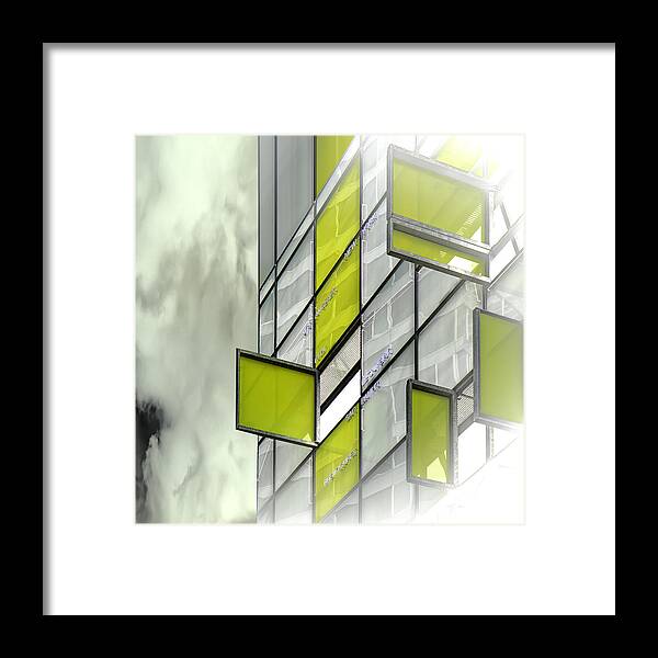 Architecture Framed Print featuring the photograph World Cities Panel by Gilbert Claes