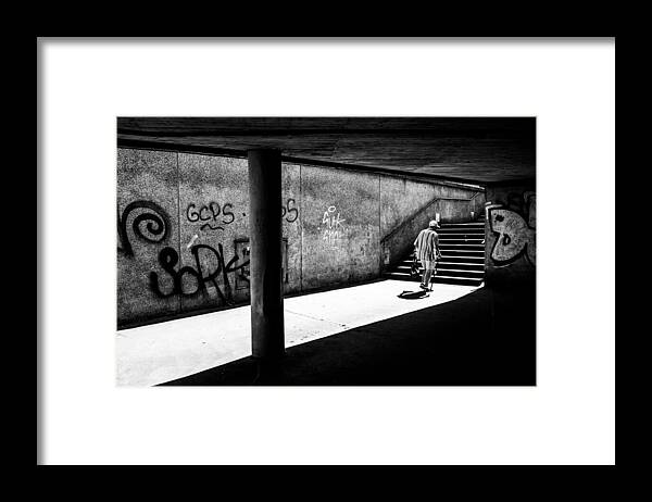 Silhouette Framed Print featuring the photograph Wuppertal 2021-04 by Adam Street Photographer