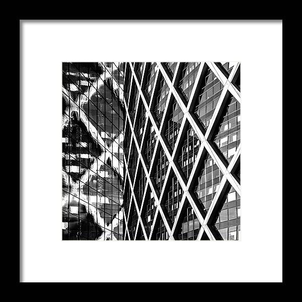 Abstract Framed Print featuring the photograph X Factor by Gilbert Claes