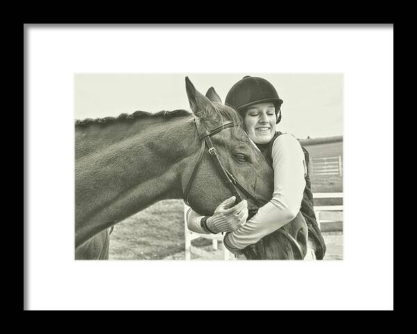 Another Framed Print featuring the photograph Xoxoxo Love by Dressage Design