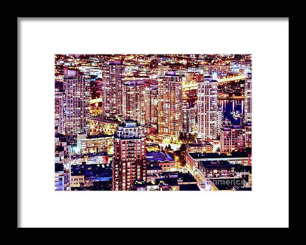 Top Artist Framed Print featuring the photograph 1553 Yaletown Vancouver Downtown Cityscape Canada by Amyn Nasser