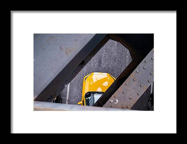 Yellow Framed Print featuring the photograph Yellow Cab by Hamlet Hayrapetyan
