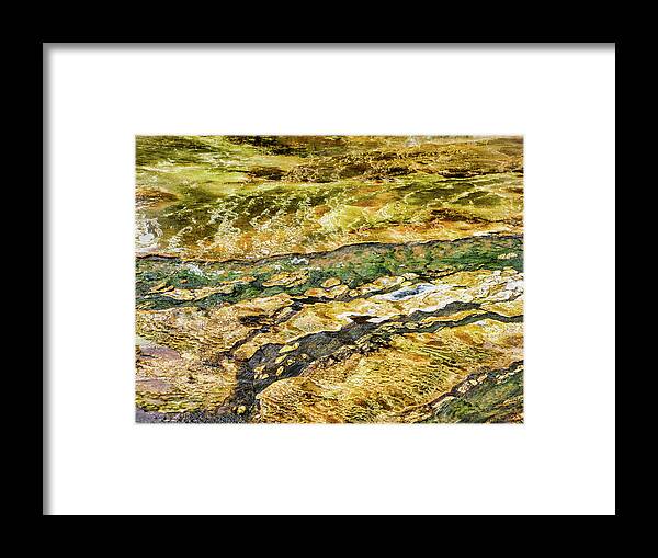 Abstract Framed Print featuring the photograph Yellowstone 2 by Segura Shaw Photography