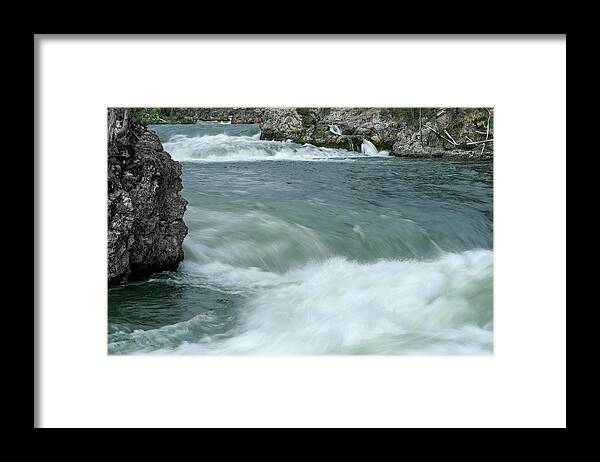 Yellowstone Framed Print featuring the photograph Yellowstone River by Ronnie And Frances Howard