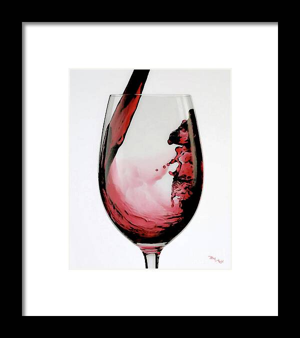 Wine Framed Print featuring the photograph Yes Please by Billy Knight