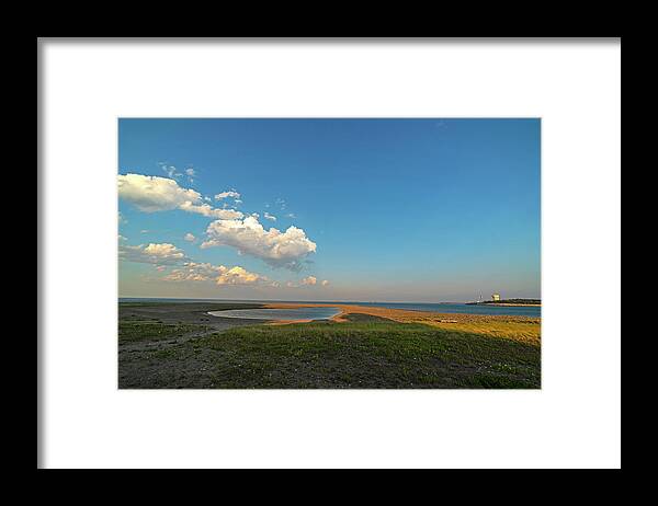 Winthrop Framed Print featuring the photograph Yirrell Beach Tide Pool Winthrop MA North Shore by Toby McGuire