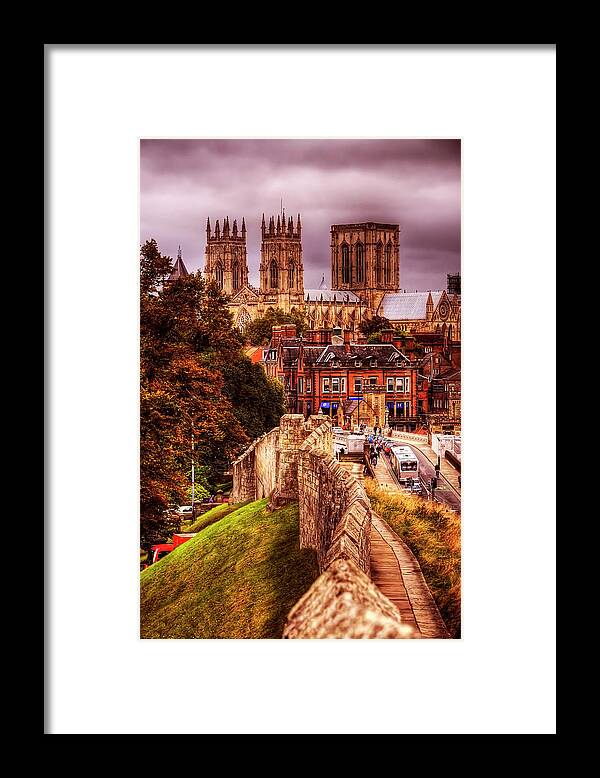 Tranquility Framed Print featuring the photograph York Minster by Stephen Candler Photography