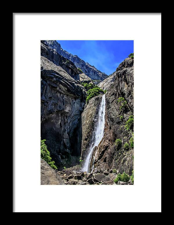 California Framed Print featuring the photograph Yosemite Falls 2 by Dawn Richards