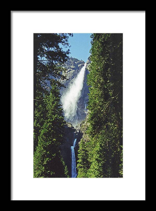 Yosemite National Park Framed Print featuring the photograph Yosemite Falls - California by Richard Krebs