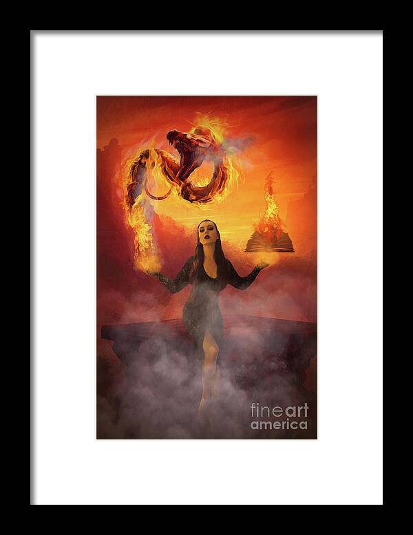 Dark Framed Print featuring the digital art You Pay In Blood And Soul by Recreating Creation