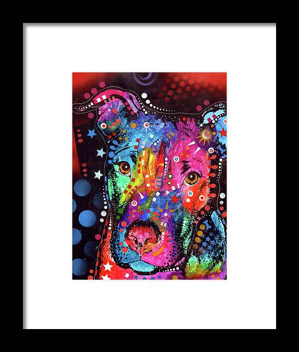 Young Bull 120610 Framed Print featuring the mixed media Young Bull 120610 by Dean Russo
