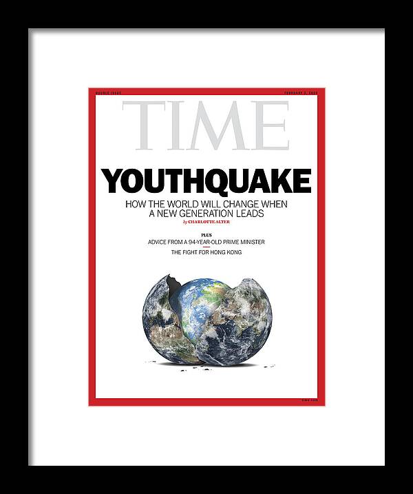 Youthquake Framed Print featuring the photograph Youthquake by Photo-Illustration by Edmon de Haro for TIME