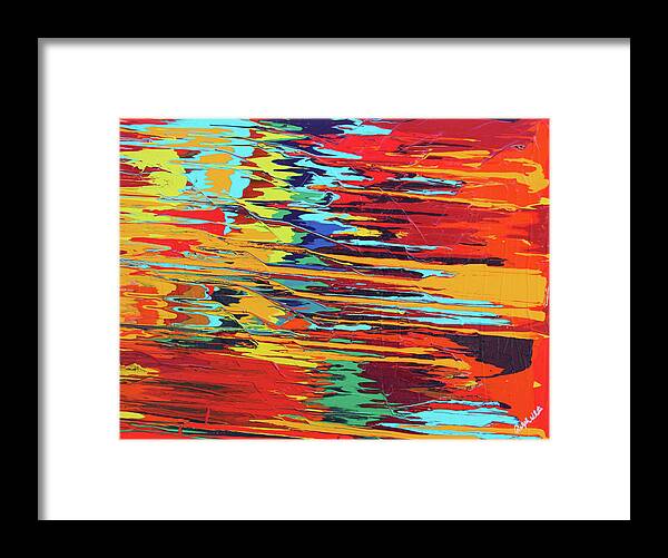 Fusionart Framed Print featuring the painting Zap by Ralph White