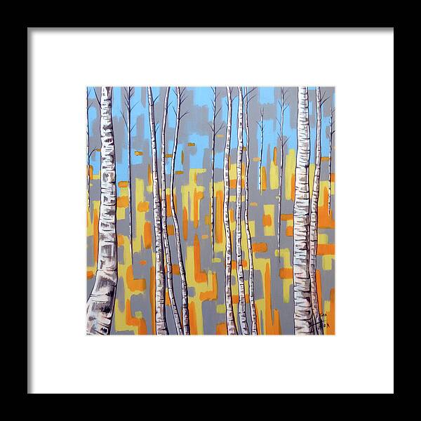Abstract Framed Print featuring the painting Zhivago by Tara Hutton