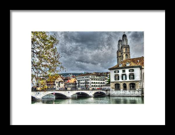 Zurich Framed Print featuring the photograph Zurich Switzerland by Bill Hamilton