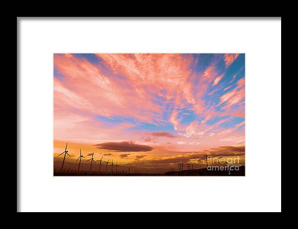 California Desert Framed Print featuring the photograph 0278 Southern California Desert Sunsets by Amyn Nasser