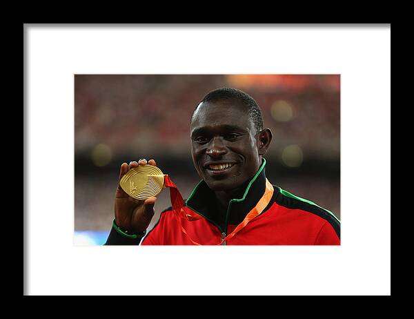 Kenya Framed Print featuring the photograph 15th IAAF World Athletics Championships Beijing 2015 - Day Five by Andy Lyons