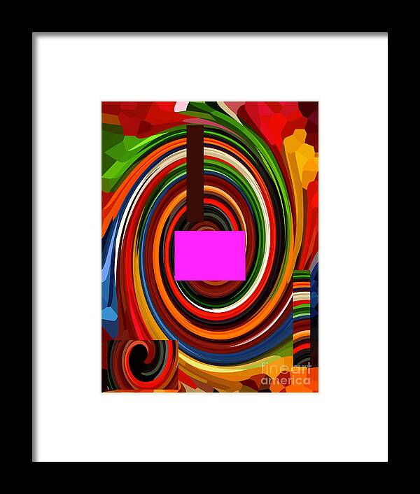 Walter Paul Bebirian: Volord Kingdom Art Collection Grand Gallery Framed Print featuring the digital art 2-5-2071babcd by Walter Paul Bebirian
