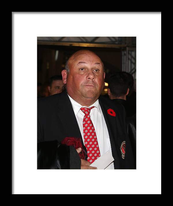 Toronto Framed Print featuring the photograph 2012 Hockey Hall Of Fame Induction - Red Carpet #1 by Bruce Bennett